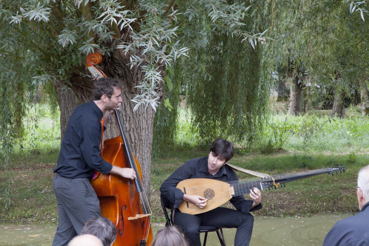 Pause musicale dans les jardins de William Christie à Thiré