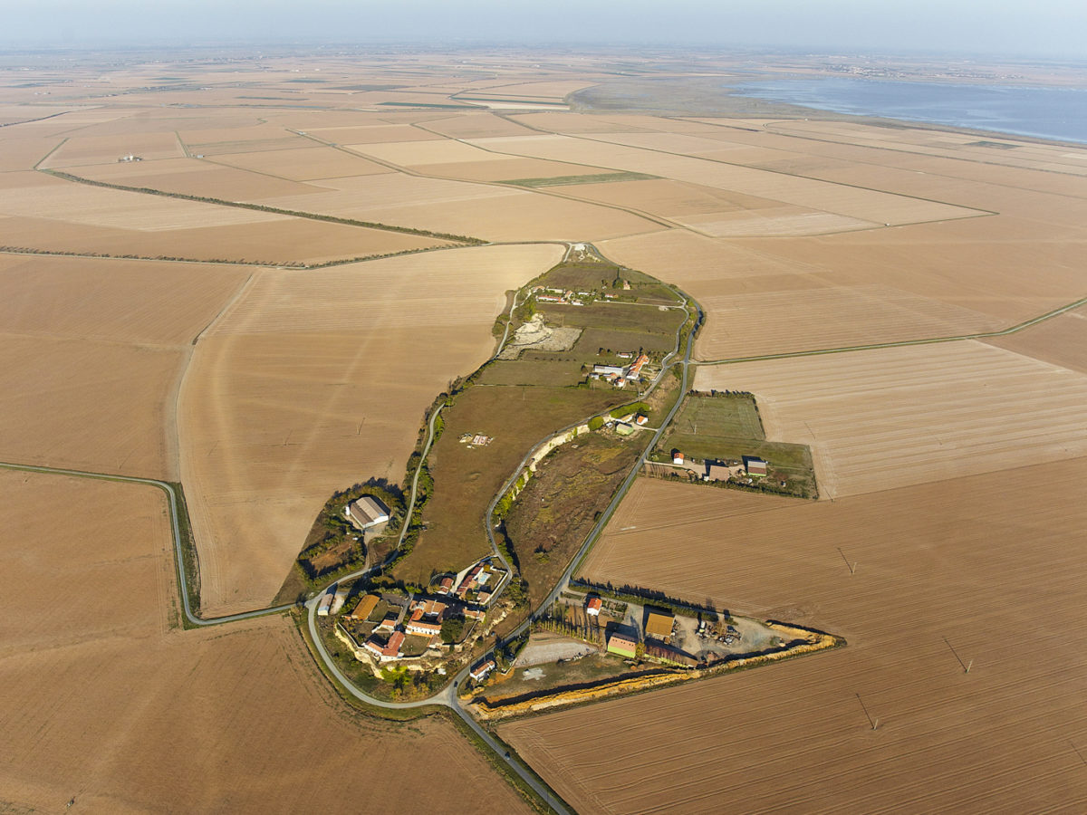 L'Île de la Dive entouré de polders