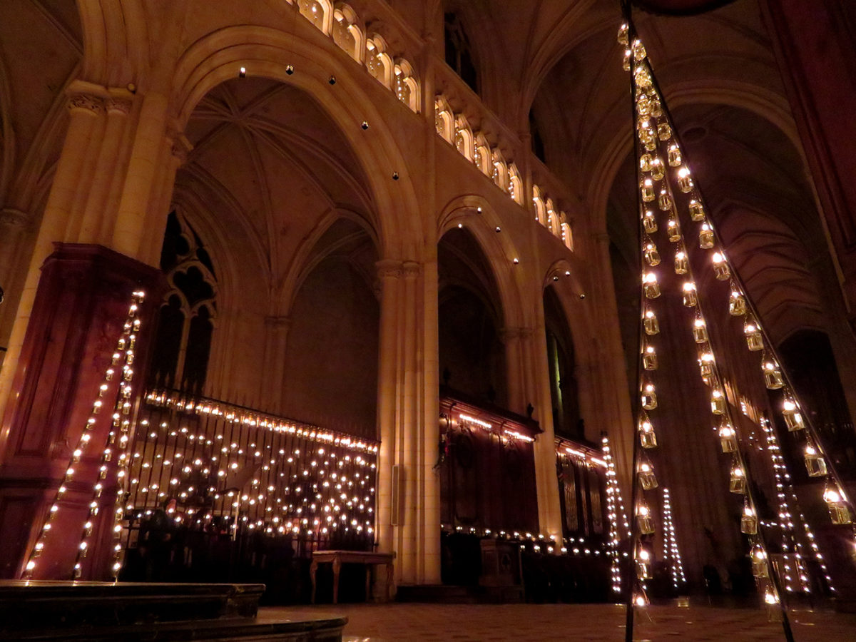 Cathédrale illuminée de Luçon