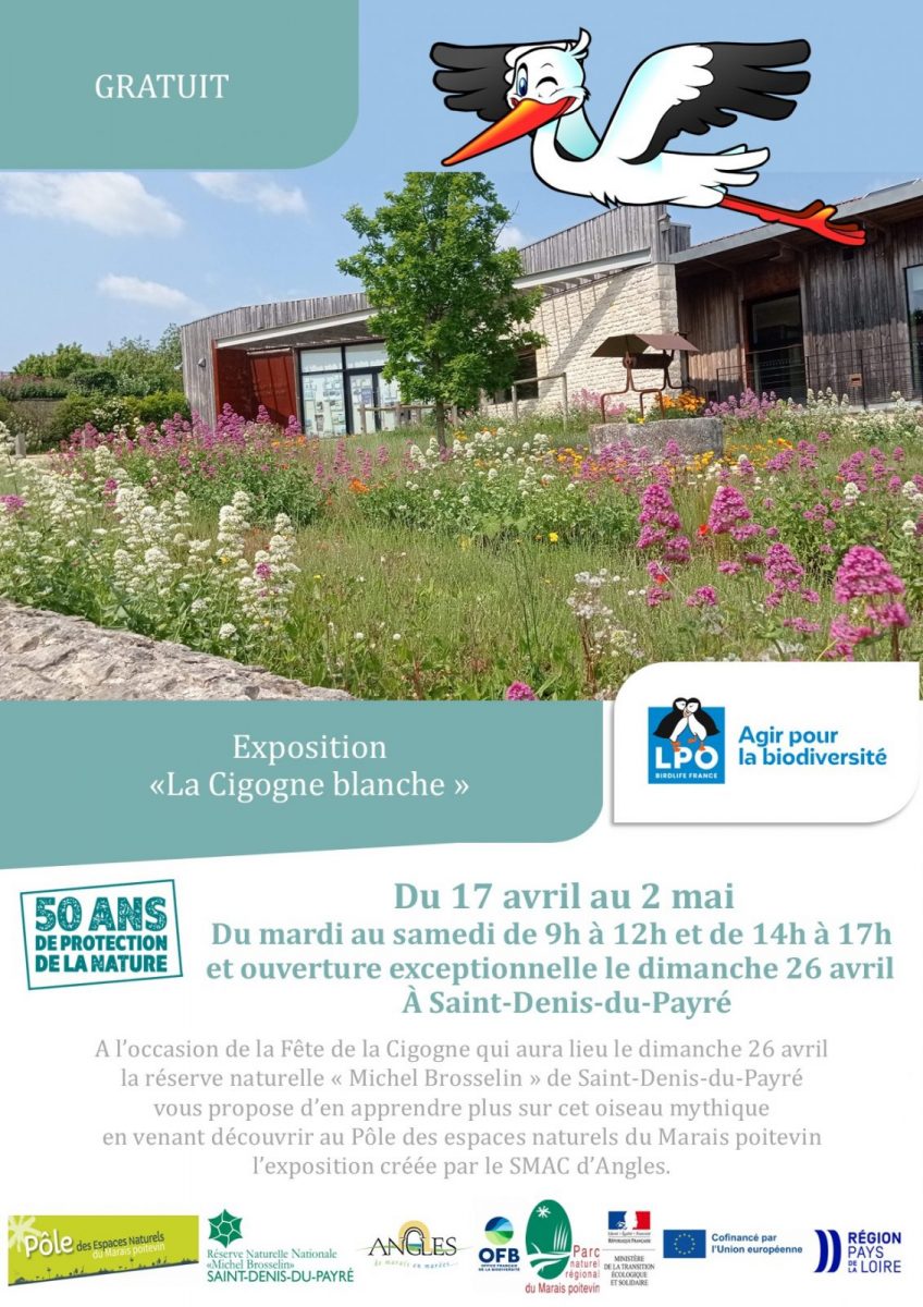 Affiche expo Cigogne