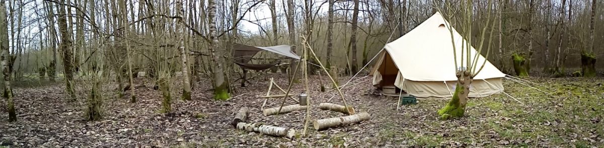 Camp de base bivouac dans les Marais Poitevin sauvages (1)
