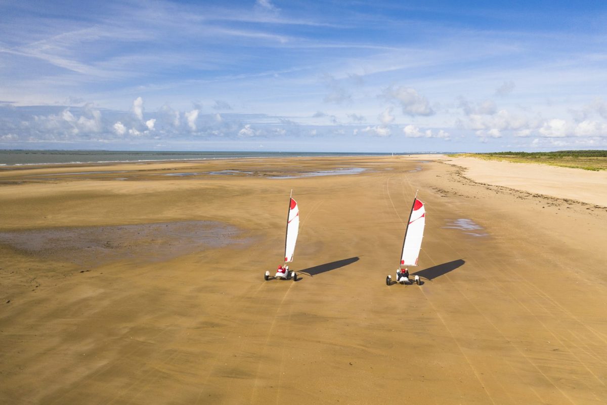 Char à voile à la Faute sur Mer © 16-9e’ pour Sud Vendée Tourisme