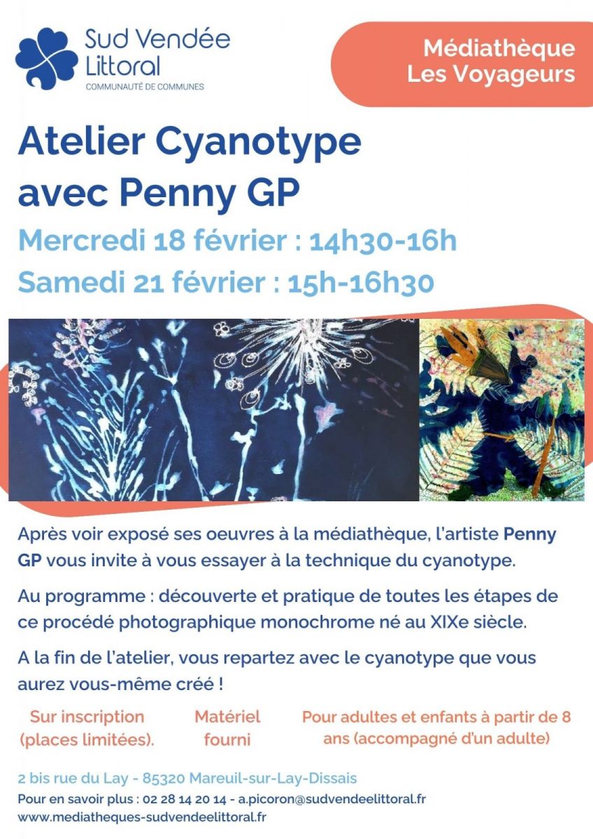 MAR affiches 2025-2026 – Atelier cyanotype