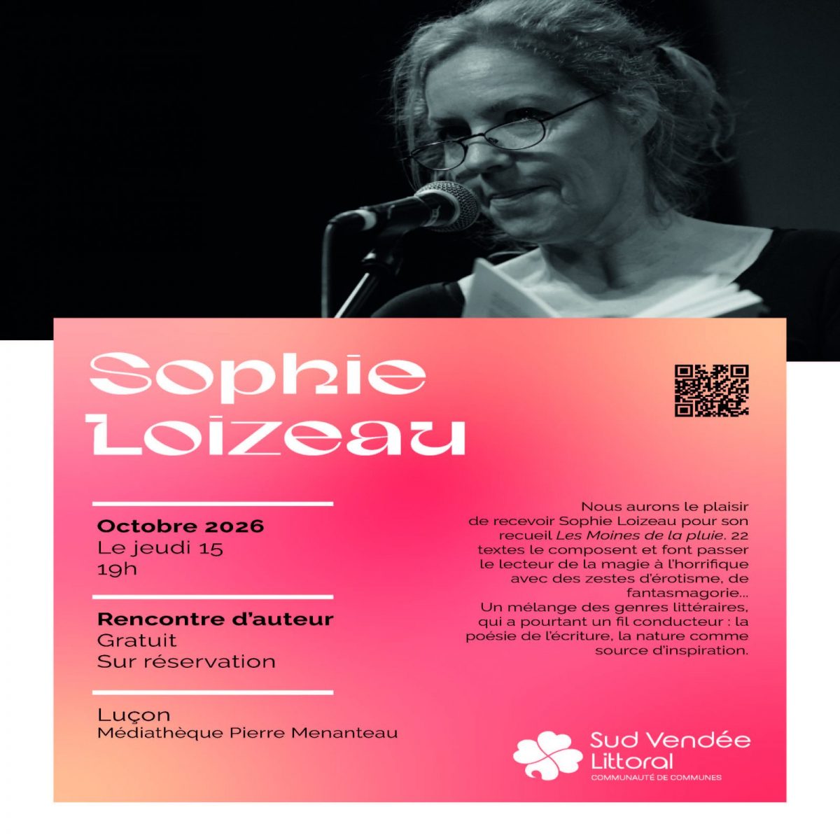 Rencontre d’auteur Sophie Loizeau