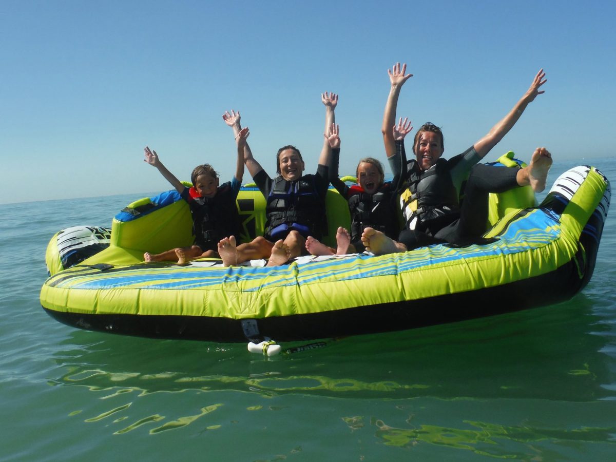 canapé tractée waterfun la tranche sur mer