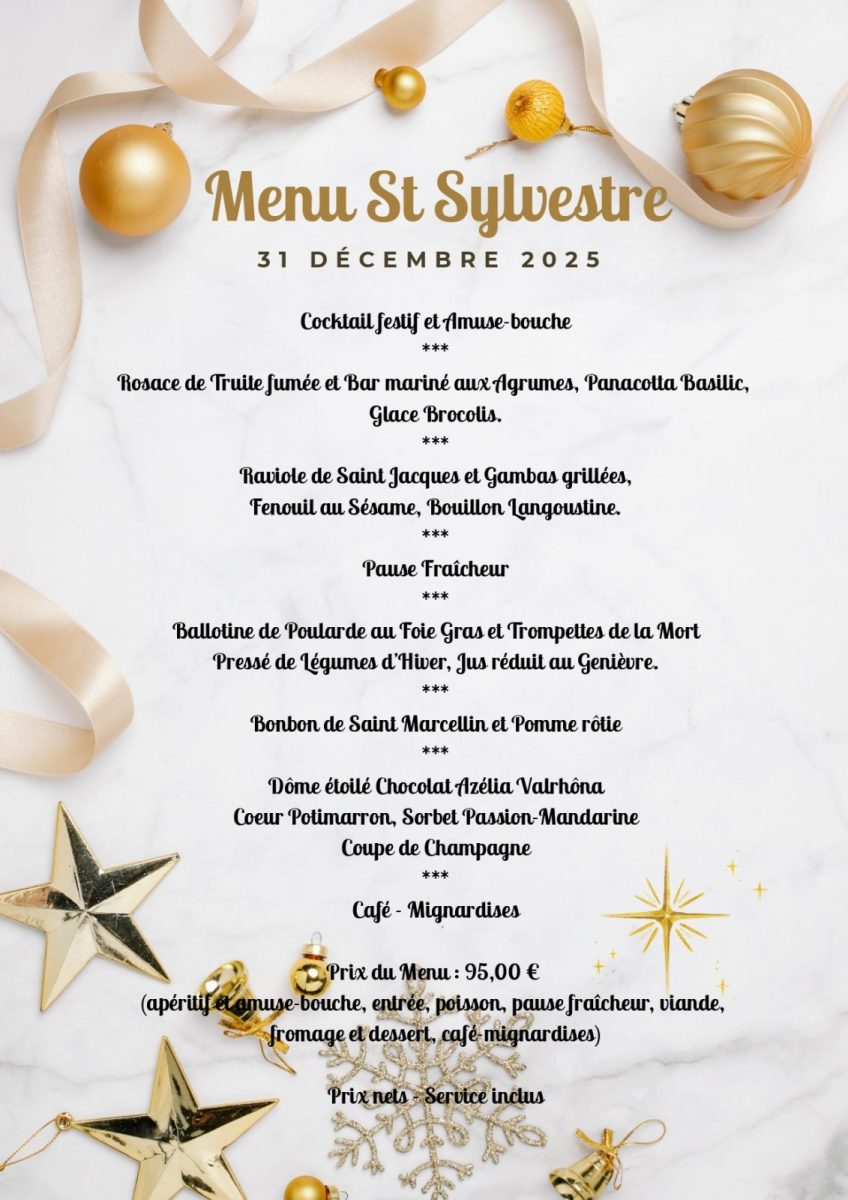 menu st sylvestre au fil des saisons